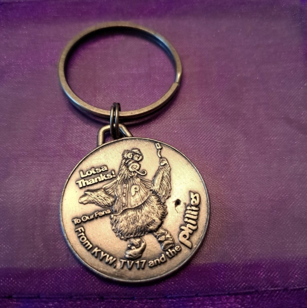 Vintage Phillie Phanatic Keychain